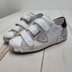 Philippe Model white leather PM/78 edt velcro sneakers low white leather 35
